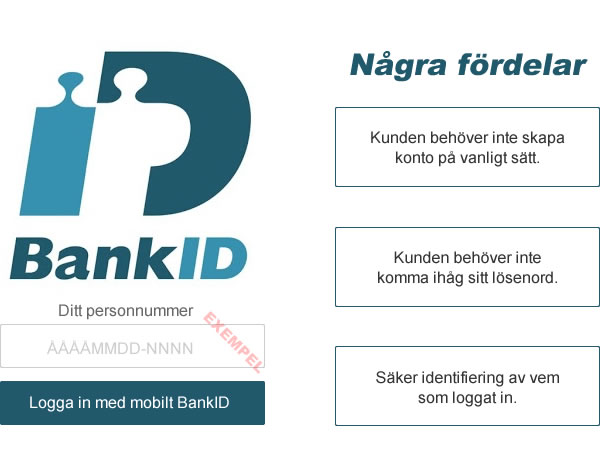 Integrera BankID